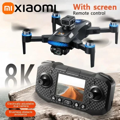 Xiaomi M6 Drone Professiona 8K Aerial HD Dual Camera 5G WIFI Intelligent Obstacle Avoidance With Screen GPS Brushless RC Drone
