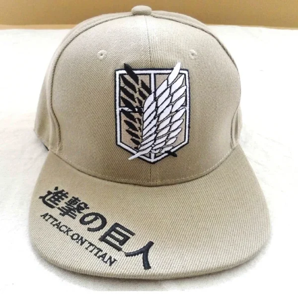 Anime Attack on Titan Hip-hop Cap Cartoon Baseball Cap Scout Regiment Sun Hat Size Adjustable