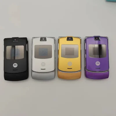 Motorola RAZR V3 Refurbished-Original V3 0.3MP Detachable Battery 680mAh Cell Phone Wholesale Free shipping
