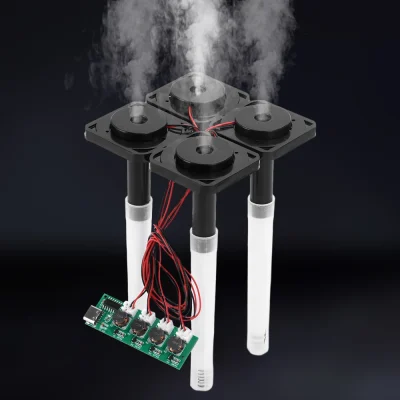 5V Type-C USB Mini Humidifier DIY Kits Mist Maker and Driver Circuit Board 4 Fogger Atomization Film Atomizer Sheet Oscillating