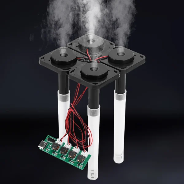 5V Type-C USB Mini Humidifier DIY Kits Mist Maker and Driver Circuit Board 4 Fogger Atomization Film Atomizer Sheet Oscillating
