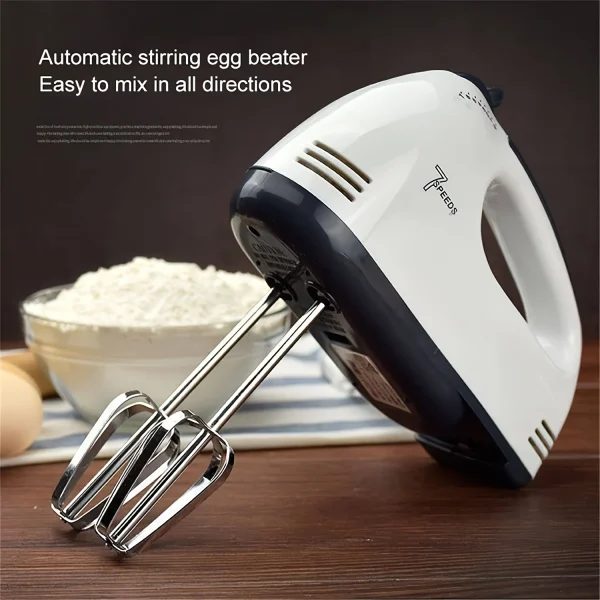 1PC European Standard Egg Beater, Fully Automatic Household Mini Egg Beater, Baking Small Whipping Cream Egg Beater