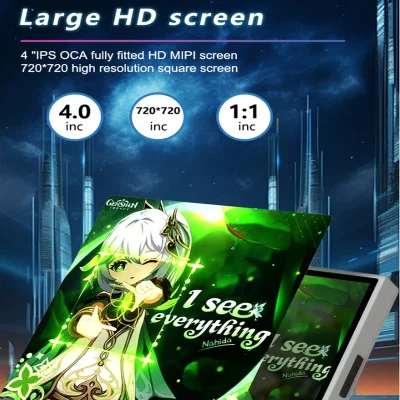 R36 Max Console 4inch IPS Screen Handheld Game Players Open Source Console Retro Pocket Video Player 64G/128G Up to 22000+ Games
