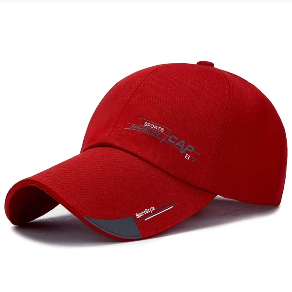 Outdoor Sunscreen Sports Men's Caps Fashion Canvas Unisex Baseball Caps Simple Design Extended Brim Snapback Caps For Men Women