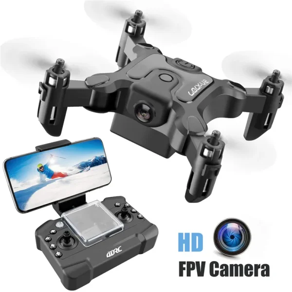 4K Mini Fold Drone Wifi Remote Control Airplane Aerial Photography Set A High Four-Axis Aircraft Helicopter
