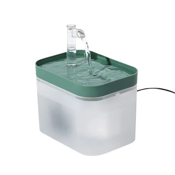 Ultra-Quiet Cat Water Fountain Filter Smart Automatic Pet Dog Water Dispenser & Burnout Prevention Pump1.5L Recirculate Filtrin