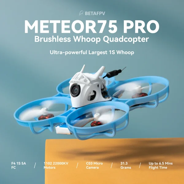 BETAFPV Meteor75 Pro Brushless Whoop Quadcopter 2025