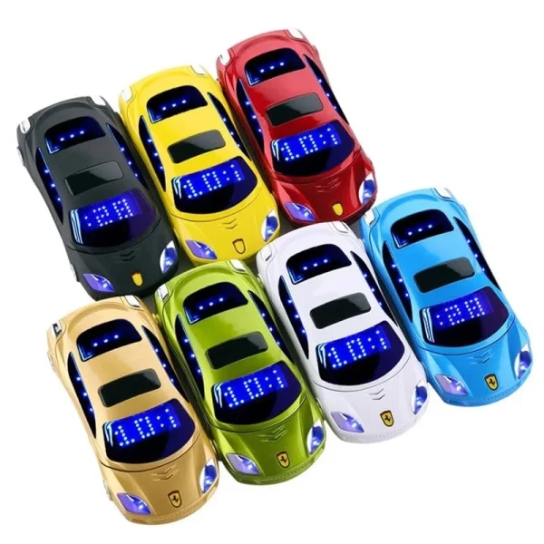 Original Newmind F15 Unlocked Flip Mobile Phone 2G GSM Dual Sim Mini Sport Car Model Cell Phone With Camera Flashlight Telephone