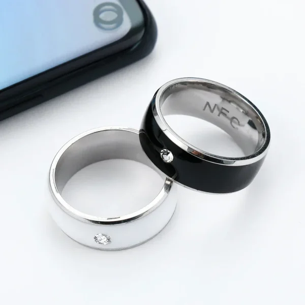 Fashion Android Phone NFC Smart Finger Ring Multifunctional Intelligent Wearable Connect Android Phone Equipment Ring Waterproof