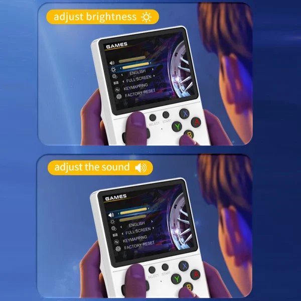 GB350 3.5Inch IPS Screen Handheld Game Player Built-in 20000+ Games Linux System Portable Retro Video Game Console For PS1/GBA