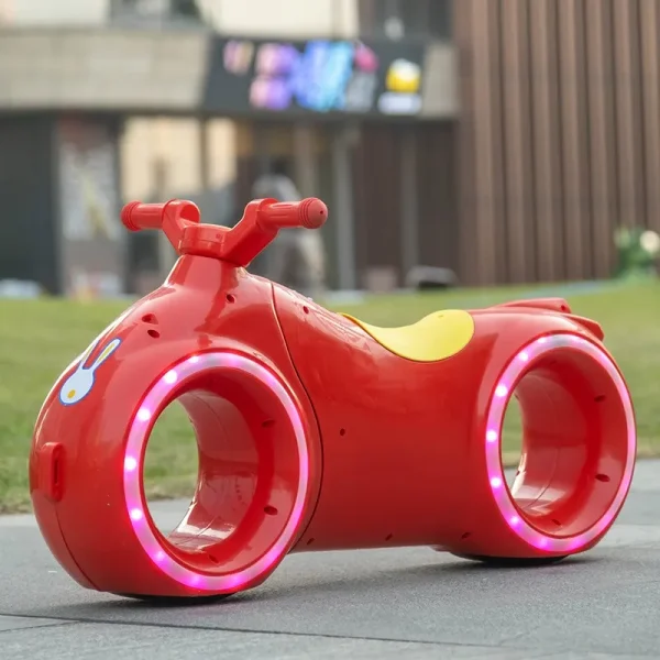 Cooya-Children's Electric Balance Car, 2-8 Years Old, Baby Sliding Bike, Flash Car, Music Car Gift, One Piece Kids Scooter, New