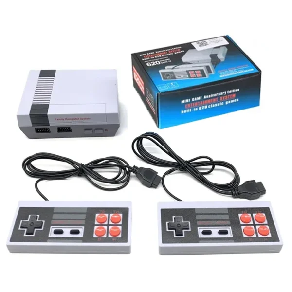 8 Bit Retro Video Game Consoles HDMI-Compatible Mini Game Stick Built in 620 Games Dual Gamepads Classic Game Players Recreation