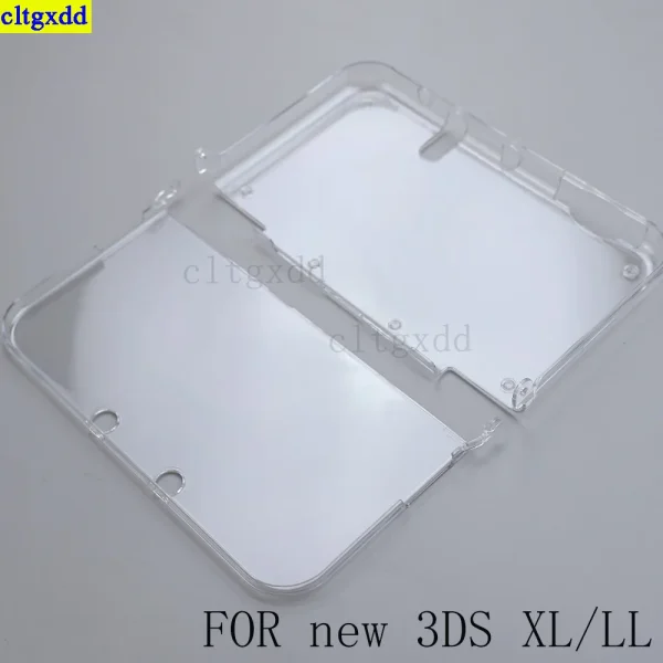 Cltgxdd 1piece FOR 3DS 3DS XL LL/NEW 3DS/NEW 3DS XL LL Console Transparent Plastic Crystal Shell Hard Shell Protective Cover