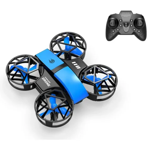 Flying Mini Remote Control Aircraft Rechargeable Four-axis Rotation Remote Control Drone 360° Rotation with Light