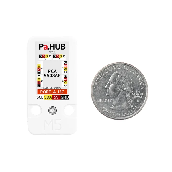 M5Stack Official I2C Hub 1 to 6 Expansion Unit V2.1 with DIP Switch(PCA9548A)