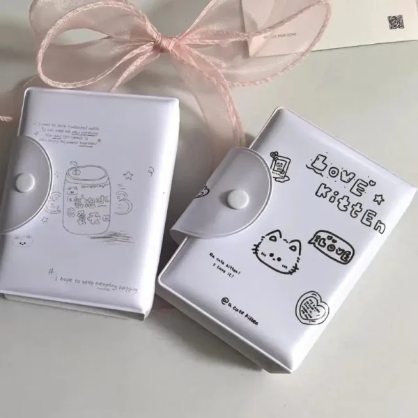 3 Inch 32 Slot Photo Card Holder Kpop Binder Idol Postcard Lomo Card Photo Album Collector Card Binder Photocards