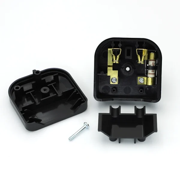 1PCS European Euro Eu 2 Pin To Uk 3 Pin Power Socket Travel Plug Adapter Converter Power Adapter Charger Power Socket Outlet