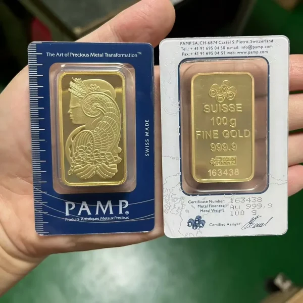 free shipping 2.5g 1oz 31g 50g Sealed packing gift Copper Gold Bar 24k Gold Plated Bullion minted Bar Unique Serial