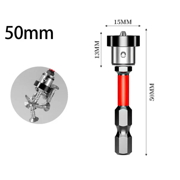 SenNan Positioning Screwdriver Bits Drywall Screw Bits 50mm Gypsum Board Plasterboard Screws Locating Batch Head Drilling Tools