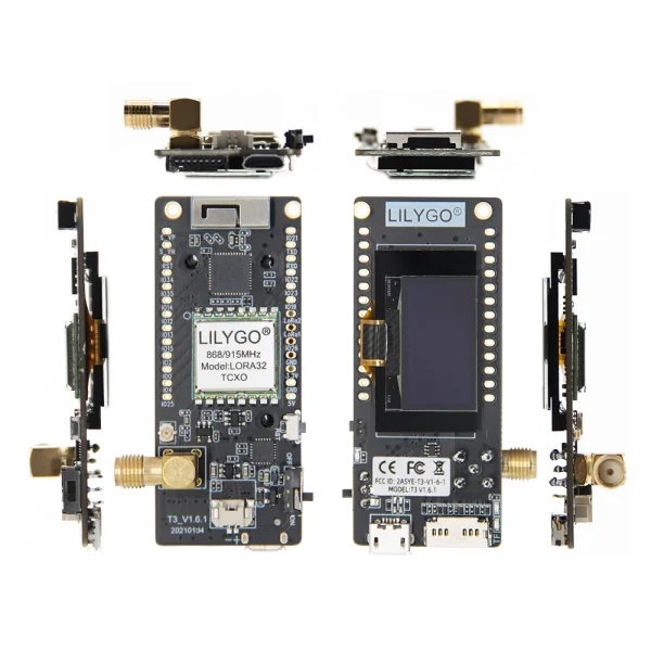 LILYGO® LoRa32 V2.1 ESP32 LoRa Development Board, SX1276 SX1278 Module, 433MHz 868MHz 915MHz, 0.96 Inch OLED, DIY WIFI Bluetooth