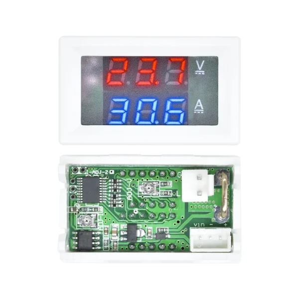 LCD Digital Voltmeter Ammeter Wattmeter Voltage Current Power Meter Volt Detector Tester Monitor 48V 60V 72V DC 0-100V 10A 1000W