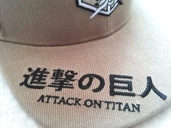Anime Attack on Titan Hip-hop Cap Cartoon Baseball Cap Scout Regiment Sun Hat Size Adjustable