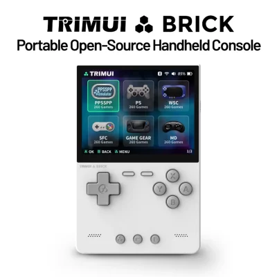 TRIMUI BRICK Handheld Game Console 3.2” IPS Screen Linux System Portable Game Console 400PPI IPS Screen 3000mAh Game Player