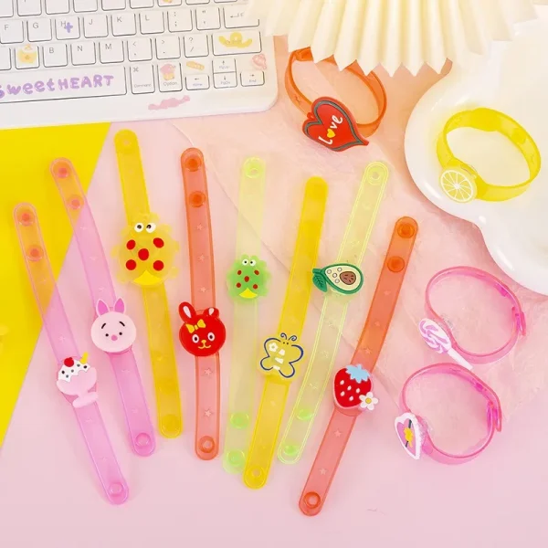 Cartoon Creative Light-up Bracelet LED Light Up Watch Toys Kids Birthday Party Supplies Carnival Guests Children Giveaways