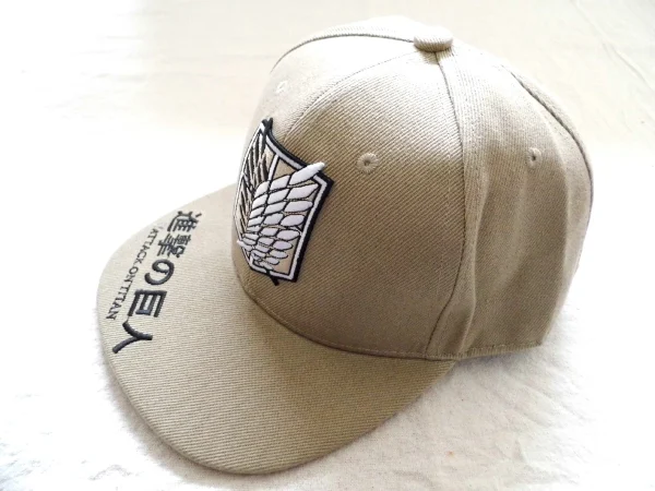Anime Attack on Titan Hip-hop Cap Cartoon Baseball Cap Scout Regiment Sun Hat Size Adjustable
