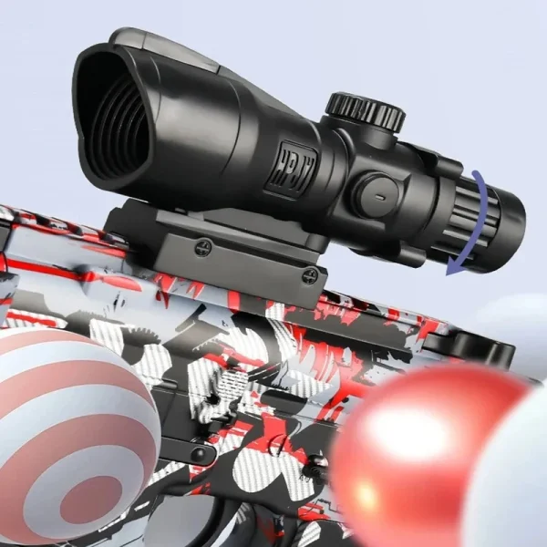 New M416 Toy Gun Safe High-speed Burst Gel Ball Double Magazine Mode Water Gel Gun For Outdoor Interactive Parent-child Games