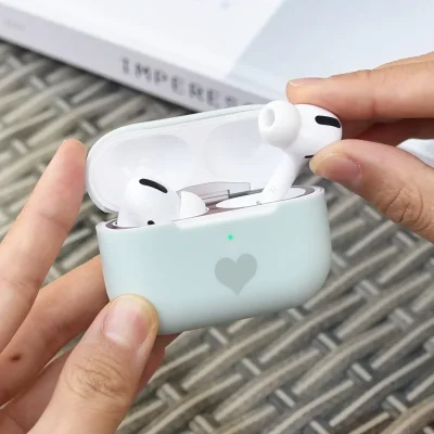 Cute TPU Silicone Protective Cover Wireless Earphone Case for AirPods Pro (AirPods Not Included)