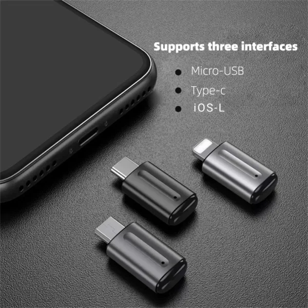 Smart Infrared Remote Control Type C IR Blasters Phone APP Control suitable for IPhone 15 Smartphone IR Mini Adapter fo Q5C8