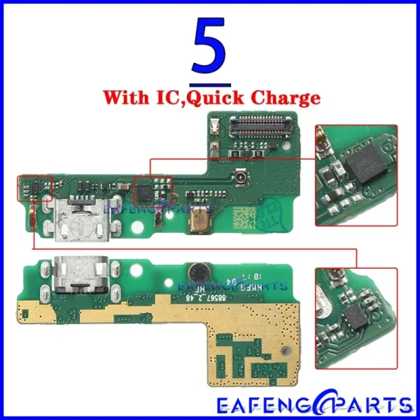 Usb Dock Charger Connector Flex for Xiaomi Redmi Note 5 Plus 5A 6 6A Pro Charging Board Flex Ports Module