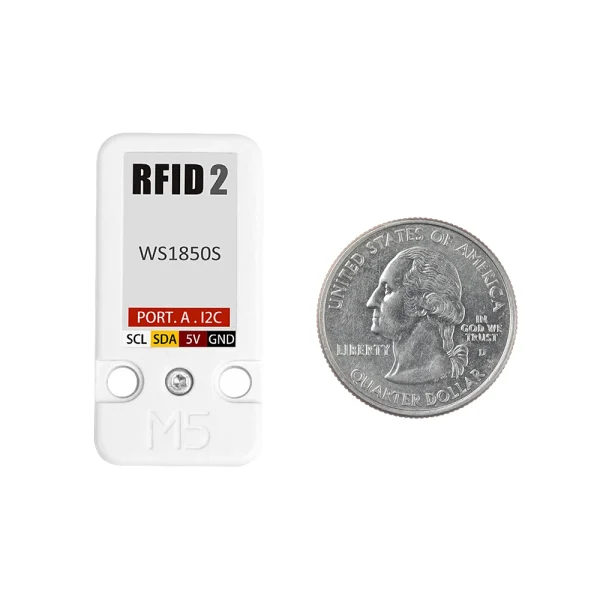 M5Stack Official Mini RFID 2 Reader/Writer Unit (WS1850S)