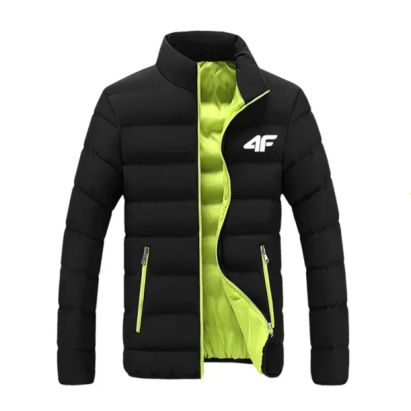 2025 New Winter Long Sleeve Cotton Coat Zipper Jacket Men's Cotton Coat