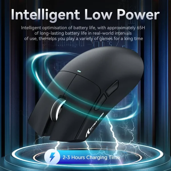 ATTACK SHARK X11 Tri-modle-Gaming Mouse with Magnetic Rechargeable Dock, PixArt PAW3311 Gaming Sensor for E-sport PC/LAP