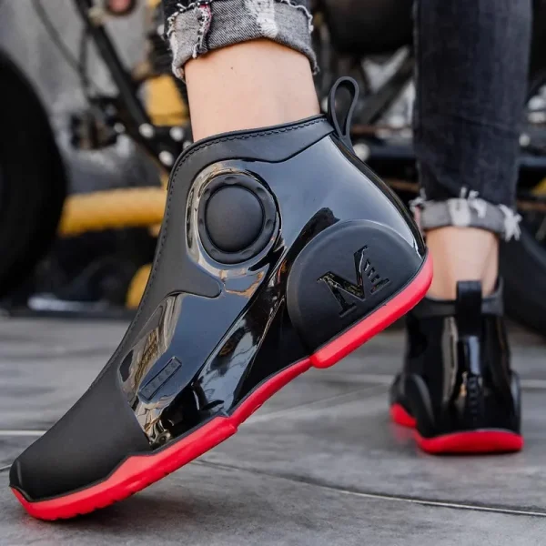 Brand Men Rain Boots New Outdoor Non-slip Light Hiking Shoes for Men Fishing Rain Boots Durable Waterproof Rubber Fishing Shoes