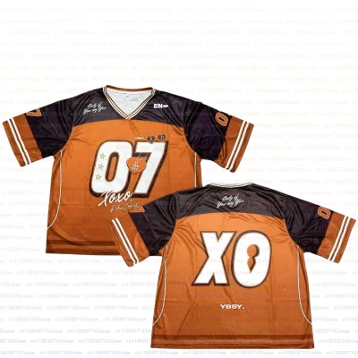 YBSY Enhypen XO Jersey 2025 T-Shirt Men New Summer Women Tee Short Sleeve Tops Shirts Children Korean Trend Fashion Oversized
