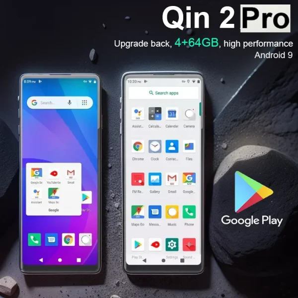 Qin 2 Pro Google Global Version Android 9 System Touch Screen Button Smartphone 4GB 64GB