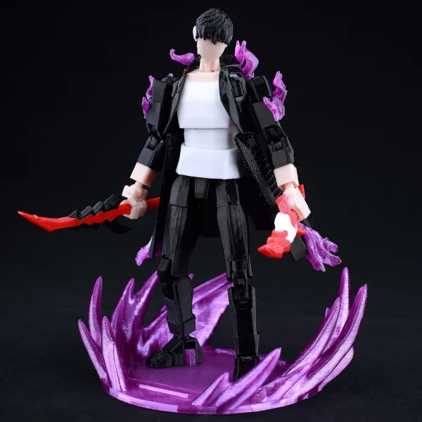 9L 3D Printed Solo Leveling Sung Jin-Woo Lucky T13 Dummy 13 Movable Shapeshift Action Figures Mannequin Toys For Fans Gifts