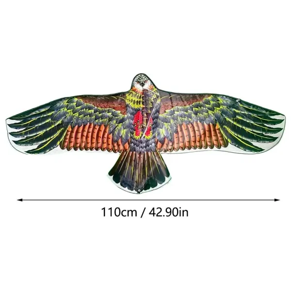 1.1m Eagle Kite With 30 Meter Kite Line Large Eagle Fly Bird Kites Children Best Gift Family Trips Garden Outdoor Sports Game