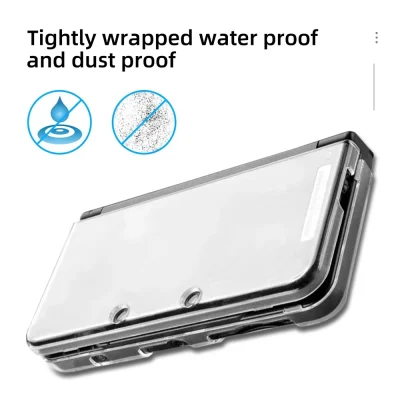 Protective Shell Ultra Clear Crystal Transparent Hard Case For New 3DS XL LL