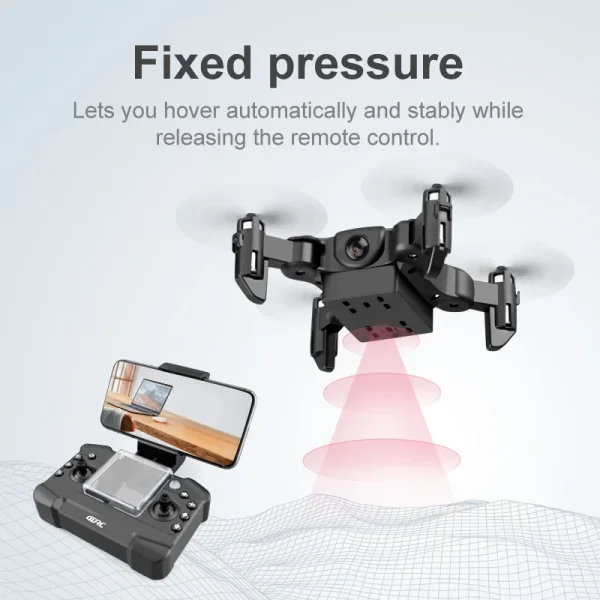 4K Mini Fold Drone Wifi Remote Control Airplane Aerial Photography Set A High Four-Axis Aircraft Helicopter