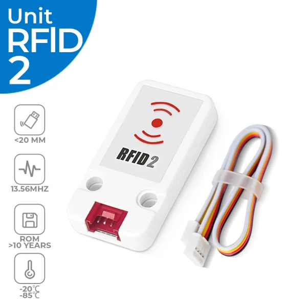 M5Stack Official Mini RFID 2 Reader/Writer Unit (WS1850S)